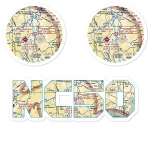 Skyland Airport (NC50) VFR Sectional Sticker Pack