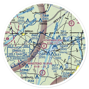 Holeman Field (NC40) VFR Sectional Sticker (20 mile)
