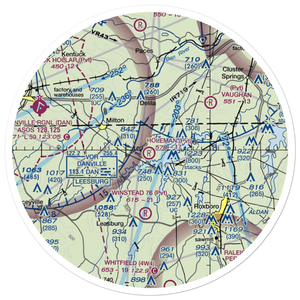 Holeman Field (NC40) VFR Sectional Sticker (30 mile)