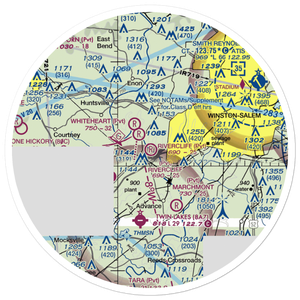 Rivercliff Airport (NC32) VFR Sectional Sticker (30 mile)
