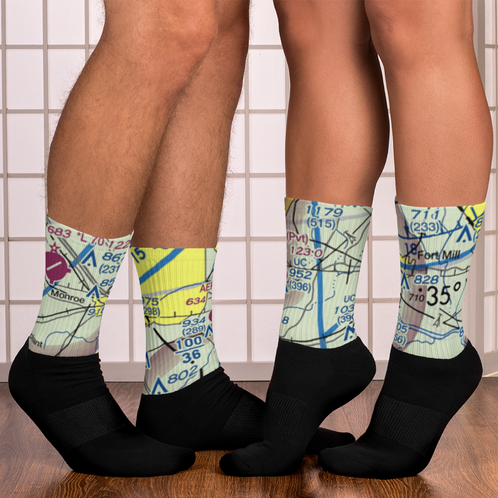 Aero Plantation Airport (NC21) VFR Sectional Socks 