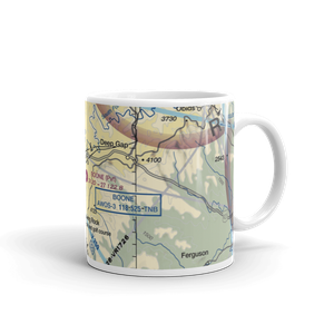 Boone Inc Airport (NC14) VFR Sectional  Mug