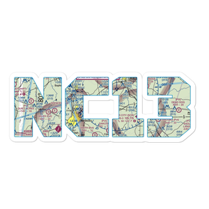 Yorks Field (NC13) VFR Sectional Sticker