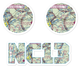 Yorks Field (NC13) VFR Sectional Sticker Pack