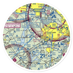 Deck Airpark (NC11) VFR Sectional Sticker (30 mile)