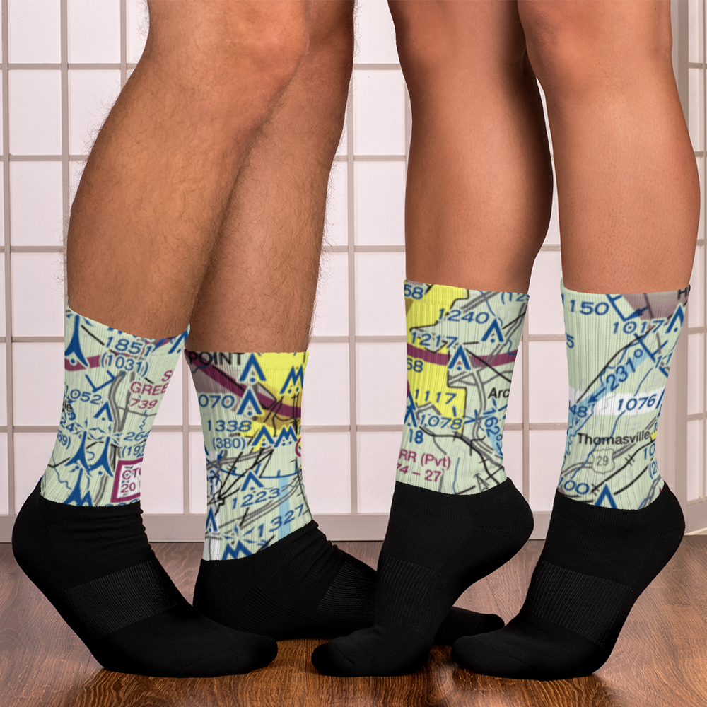 Darr Field (NC03) VFR Sectional Socks 