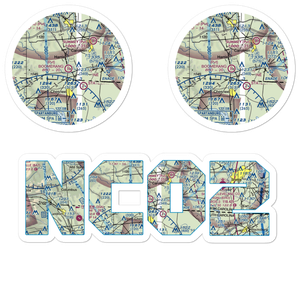 Boomerang Airport (NC02) VFR Sectional Sticker Pack