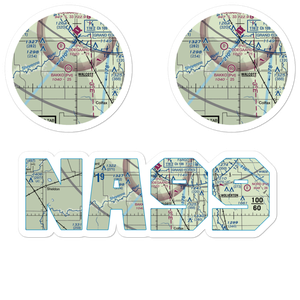 Bakko Airstrip (NA99) VFR Sectional Sticker Pack