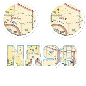 Dilse Private Airstrip (NA98) VFR Sectional Sticker Pack