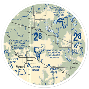 Regan Airstrip (NA88) VFR Sectional Sticker (20 mile)