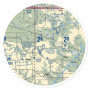 Regan Airstrip (NA88) VFR Sectional Sticker (30 mile)