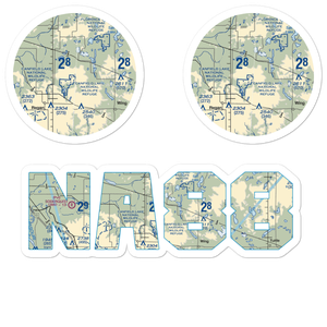 Regan Airstrip (NA88) VFR Sectional Sticker Pack