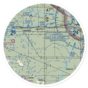 L. Seckerson Airstrip (NA84) VFR Sectional Sticker (30 mile)