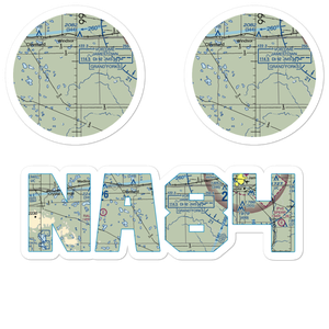 L. Seckerson Airstrip (NA84) VFR Sectional Sticker Pack