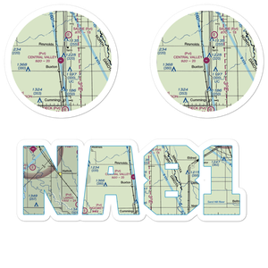 Central Valley Aviation Airport (NA81) VFR Sectional Sticker Pack