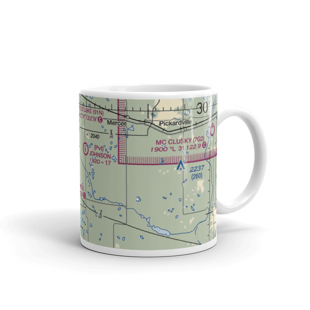 Philbrick Private Airstrip (NA79) VFR Sectional  Mug 
