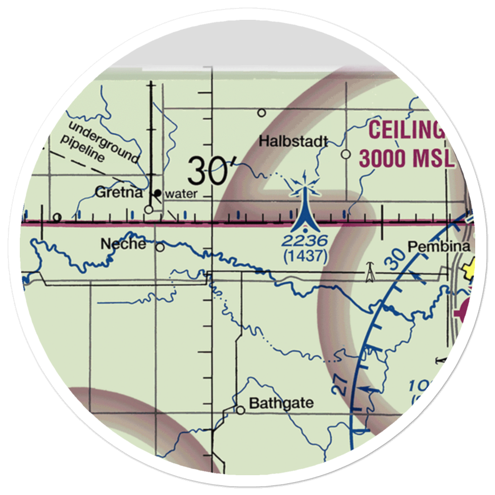 Horsley Airstrip (NA67) VFR Sectional Sticker (20 mile) 