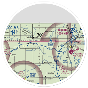 Horsley Airstrip (NA67) VFR Sectional Sticker (30 mile)