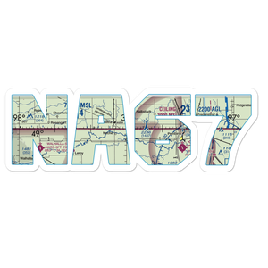 Horsley Airstrip (NA67) VFR Sectional Sticker