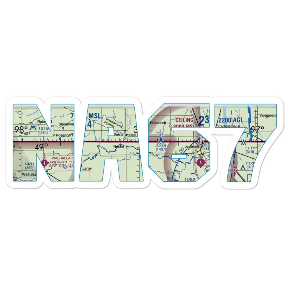 Horsley Airstrip (NA67) VFR Sectional Sticker 