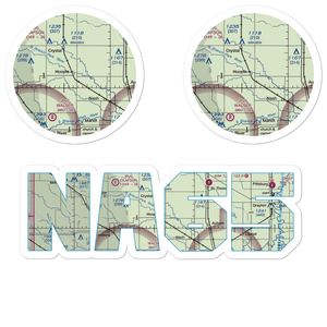 Anderson Strip (NA65) VFR Sectional Sticker Pack