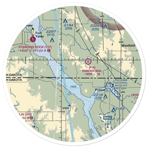 Moser Airstrip (NA54) VFR Sectional Sticker (30 mile)