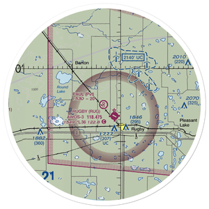 Paul Airstrip (NA49) VFR Sectional Sticker (30 mile)