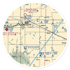 Dorbrinski Airport (NA39) VFR Sectional Sticker (30 mile)