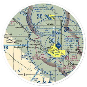 Behrens Airstrip (NA30) VFR Sectional Sticker (30 mile)