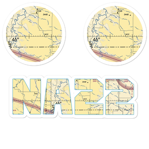 Vernon Miller Private Airport (NA22) VFR Sectional Sticker Pack