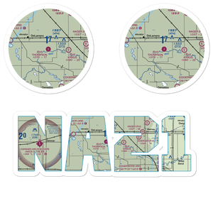 Thompson Private Airport (NA21) VFR Sectional Sticker Pack