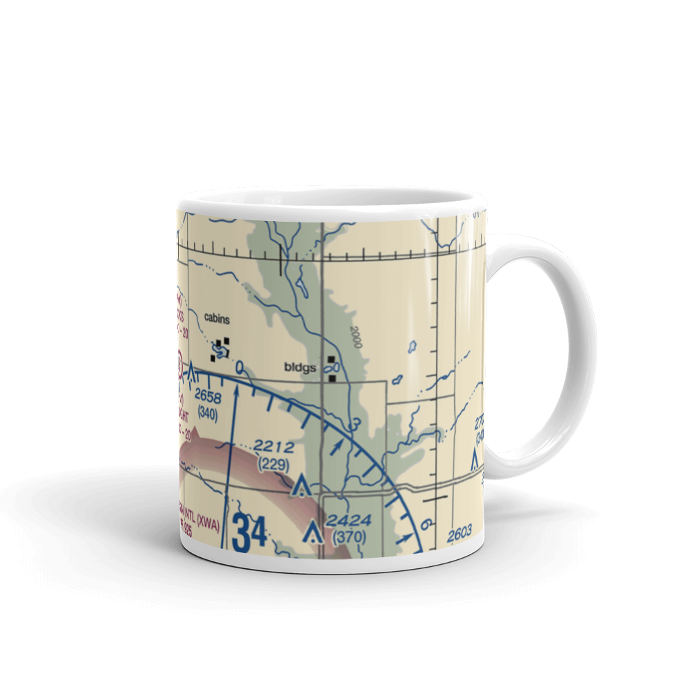 Hought Airstrip (NA18) VFR Sectional  Mug 