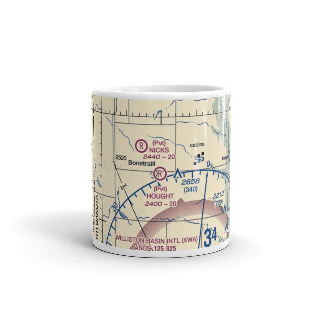 Hought Airstrip (NA18) VFR Sectional  Mug 