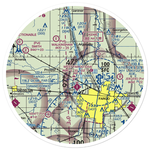 Jacob Gust Airport (NA17) VFR Sectional Sticker (30 mile)