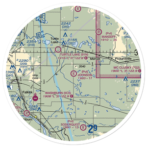 Johnson Private Airport (NA12) VFR Sectional Sticker (30 mile)