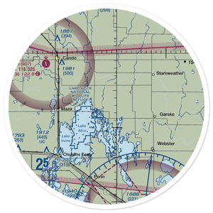 Anderson Private Airport (NA10) VFR Sectional Sticker (30 mile)