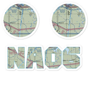 Bouret Ranch Airport (NA06) VFR Sectional Sticker Pack