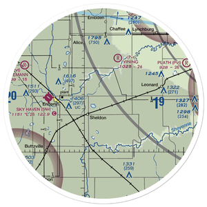 Kraig Farms Airport (NA05) VFR Sectional Sticker (30 mile)