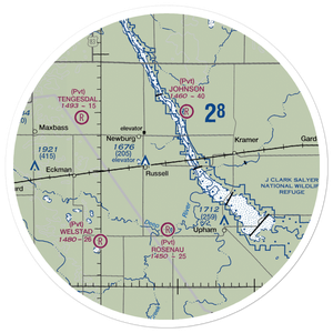 Boll Brothers Airstrip (NA03) VFR Sectional Sticker (30 mile)