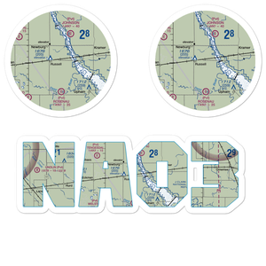 Boll Brothers Airstrip (NA03) VFR Sectional Sticker Pack