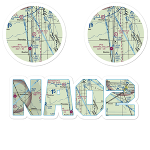 Saure Airport (NA02) VFR Sectional Sticker Pack