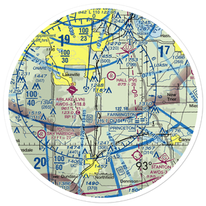 Nielsen's Airport (MY97) VFR Sectional Sticker (30 mile)