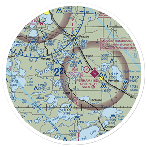 North Air Seaplane Base (MY93) VFR Sectional Sticker (30 mile)