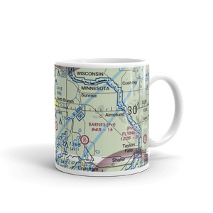 Al's Due North Airport (MY90) VFR Sectional  Mug