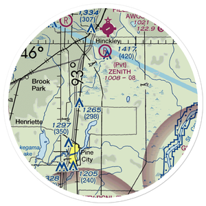 Pavek Personal Airport (MY89) VFR Sectional Sticker (20 mile)