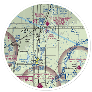 Pavek Personal Airport (MY89) VFR Sectional Sticker (30 mile)