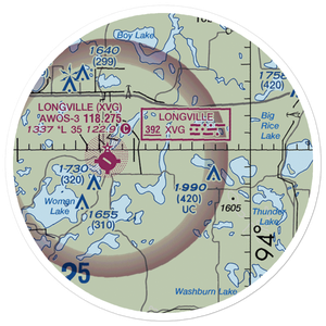 Safe Air Seaplane Base (MY83) VFR Sectional Sticker (20 mile)