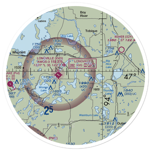 Safe Air Seaplane Base (MY83) VFR Sectional Sticker (30 mile)