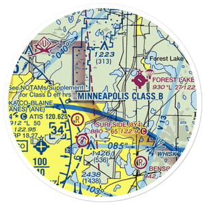 Du Fresne Airport (MY82) VFR Sectional Sticker (20 mile)