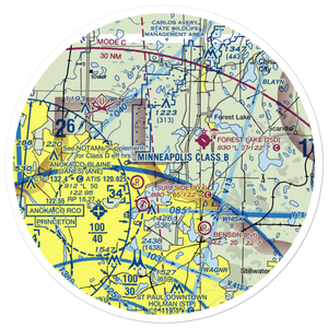 Du Fresne Airport (MY82) VFR Sectional Sticker (30 mile)